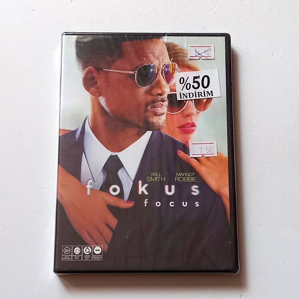 FOCUS / FOKUS - WILL SMITH, MARGOT ROBBIE - YÖN.: GLENN FICARRA & JOHN REQUA - DVD SIFIR