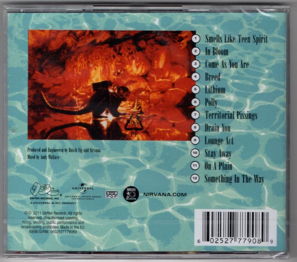 NIRVANA - NEVERMIND (1991) - CD SIFIR