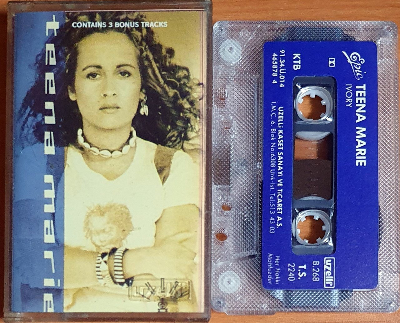 TEENA MARIE - IVORY (1991) - KASET UZELLİ 2.EL