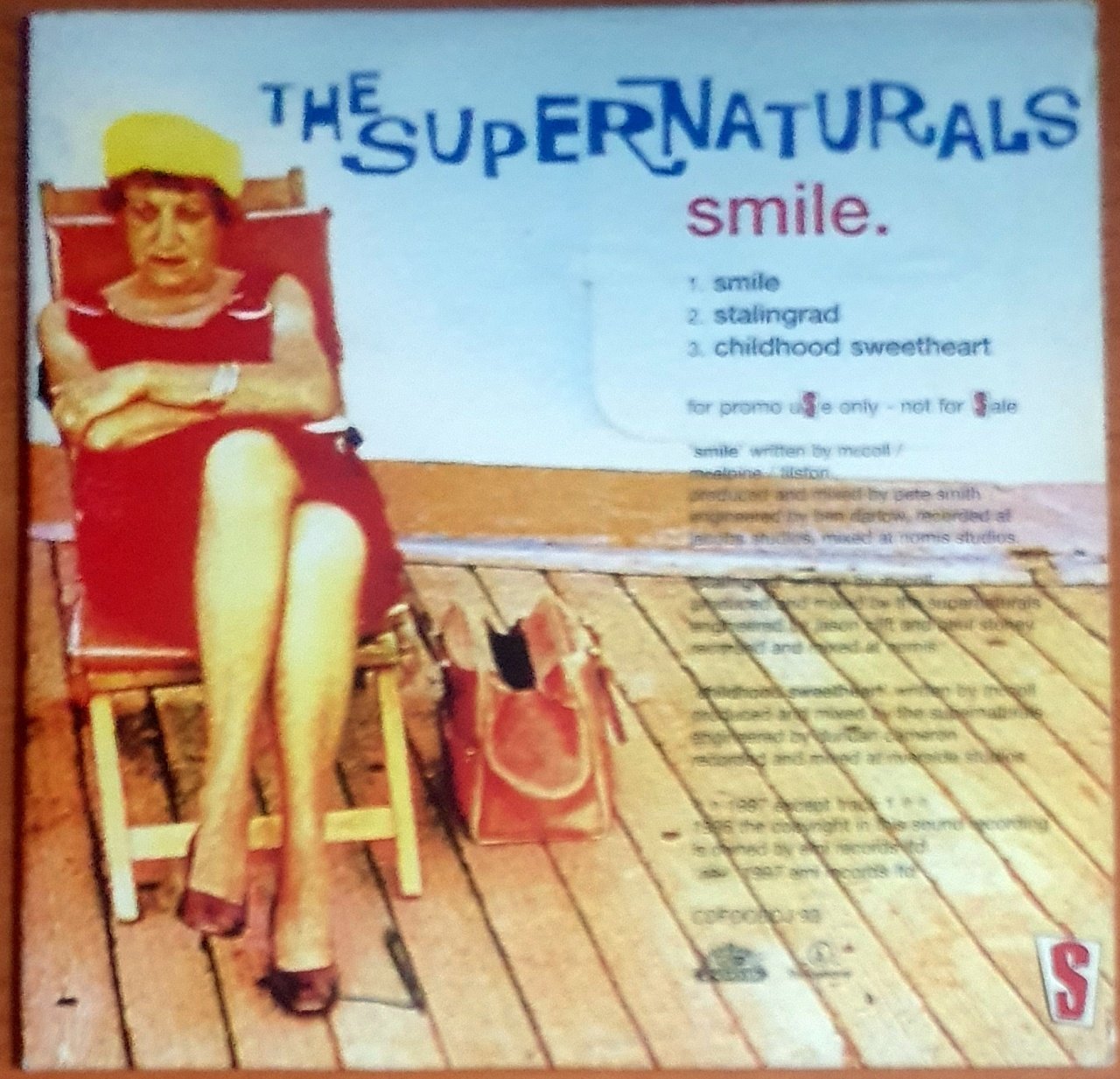 THE SUPERNATURALS - SMILE (1997) - CD PROMO SINGLE 2.EL