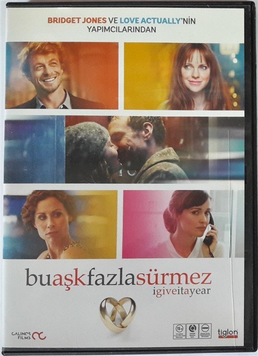 BU AŞK FAZLA SÜRMEZ - I GIVE IT A YEAR - MINNIE DRIVER - JASON FLEMING - DVD 2.EL