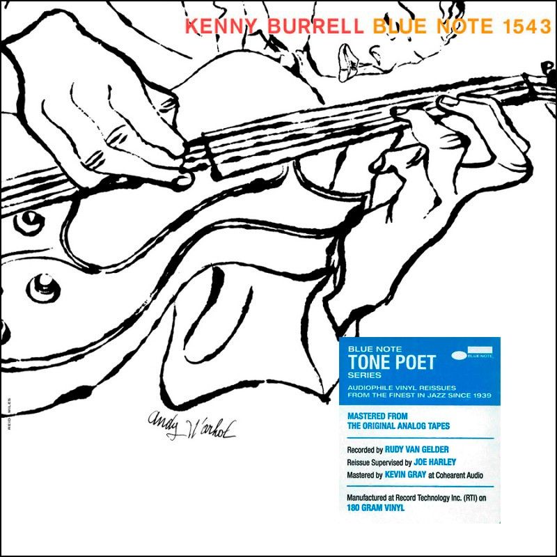 KENNY BURRELL - KENNY BURRELL (1957) - LP BLUE NOTE TONE POET SERIES 180GR 2022 SIFIR PLAK