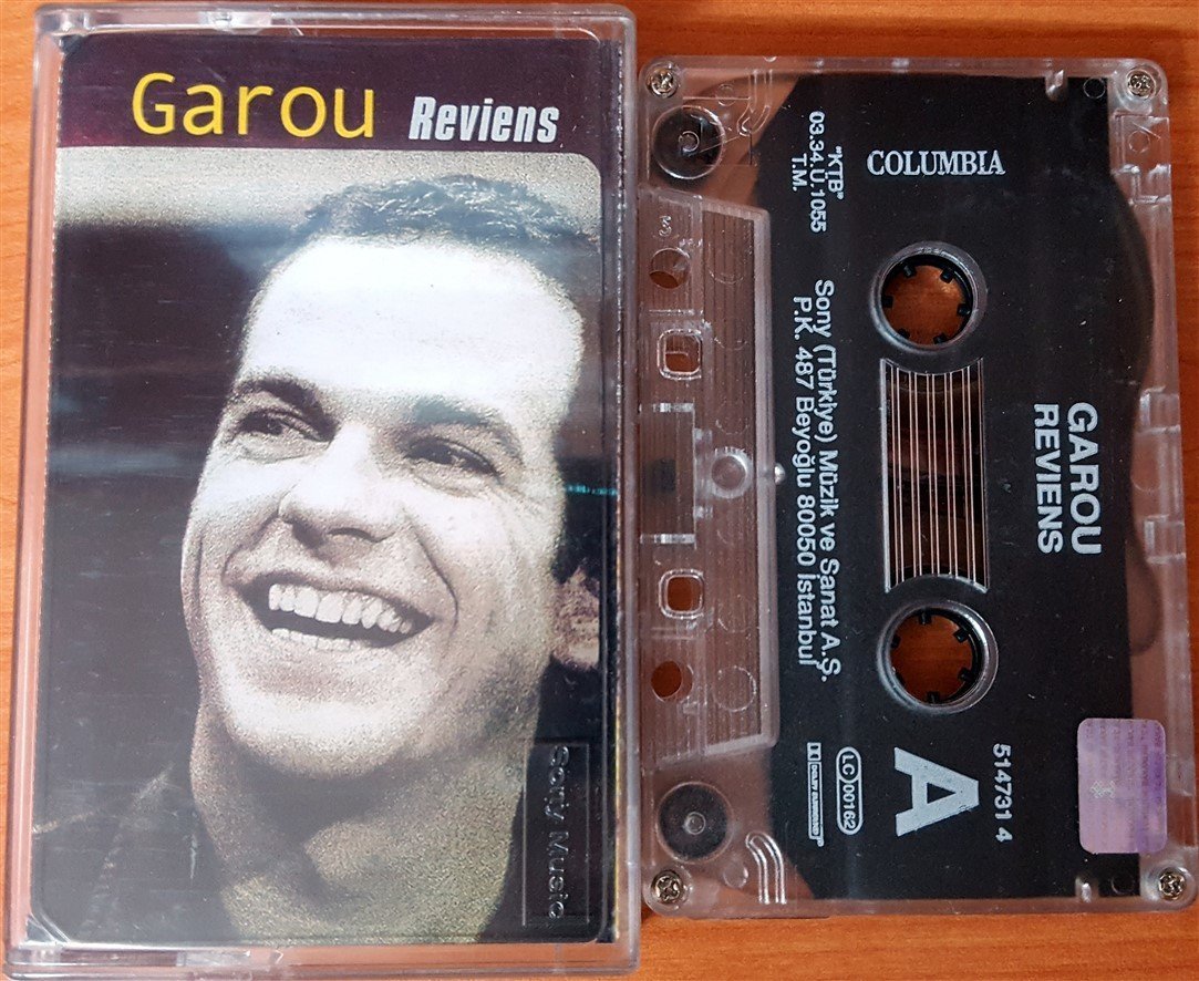 GAROU - REVIENS (2003) SONY CASSETTE MADE IN TURKEY ''USED''