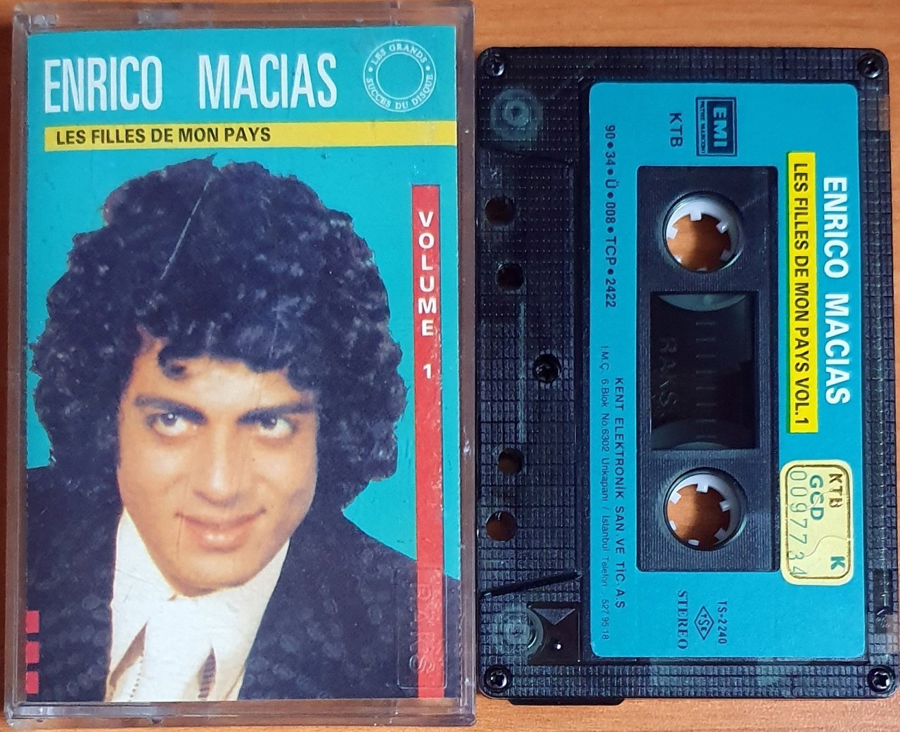 ENRICO MACIAS - LES FILLES DE MON PAYS (1990) - KASET KENT 2.EL