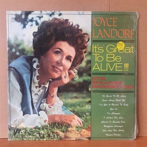 JOYCE LANDORF - IT'S GREAT TO BE ALIVE - LP DÖNEM BASKI SIFIR PLAK