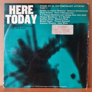 HERE TODAY / POEMS BY 45 CONTEMPORARY AUTHORS PART 2 (1963) - LP 2.EL PLAK