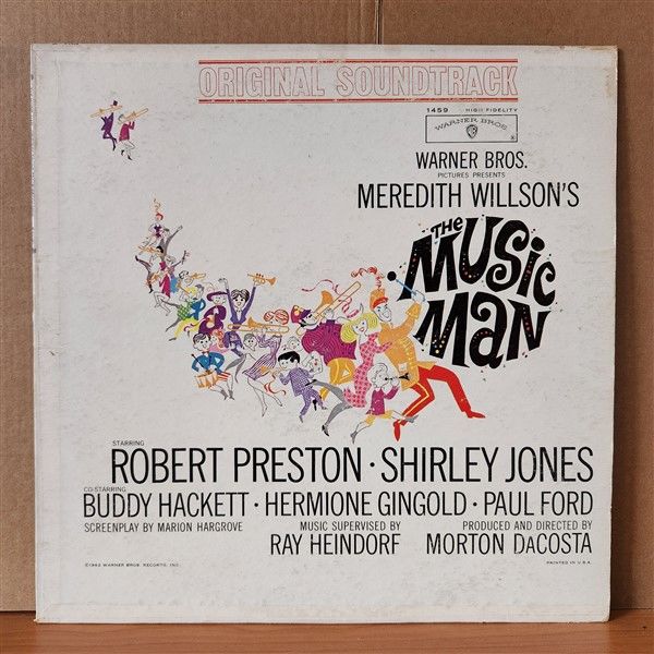THE MUSIC MAN SOUNDTRACK / MEREDITH WILLSON (1962) - LP 2.EL PLAK
