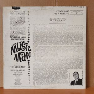 THE MUSIC MAN SOUNDTRACK / MEREDITH WILLSON (1962) - LP 2.EL PLAK