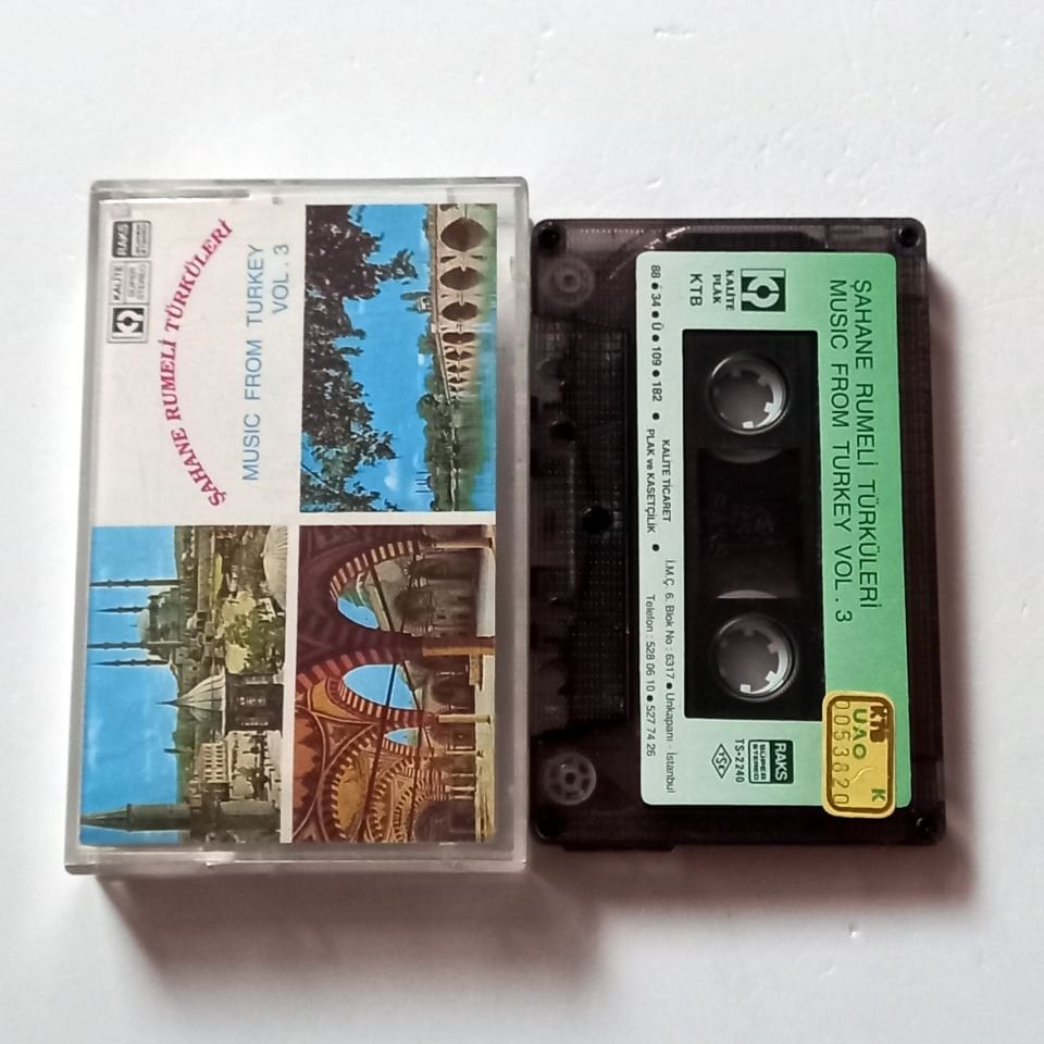 ŞAHANE RUMELİ TÜRKÜLERİ / MUSIC FROM TURKEY 3 (1988) - KASET 2.EL
