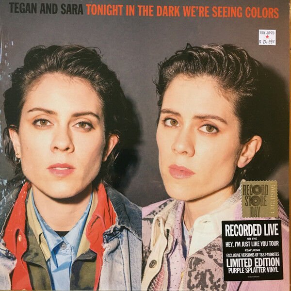 TEGAN AND SARA – TONIGHT IN THE DARK WE'RE SEEING COLORS (2020) LP RSD EXCLUSIVE MOR RENKLİ SIFIR PLAK