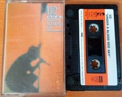 U2 - UNDER A BLOOD RED SKY (1988) MMY CASSETTE MADE IN TURKEY ''USED'' PAPER LABEL