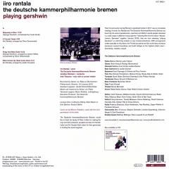IIRO RANTALA THE DEUTSCHE KAMMERPHILHARMONIE BREMEN - PLAYING GERSHWIN (2020) - LP ACT MUSIC 180GR SIFIR PLAK