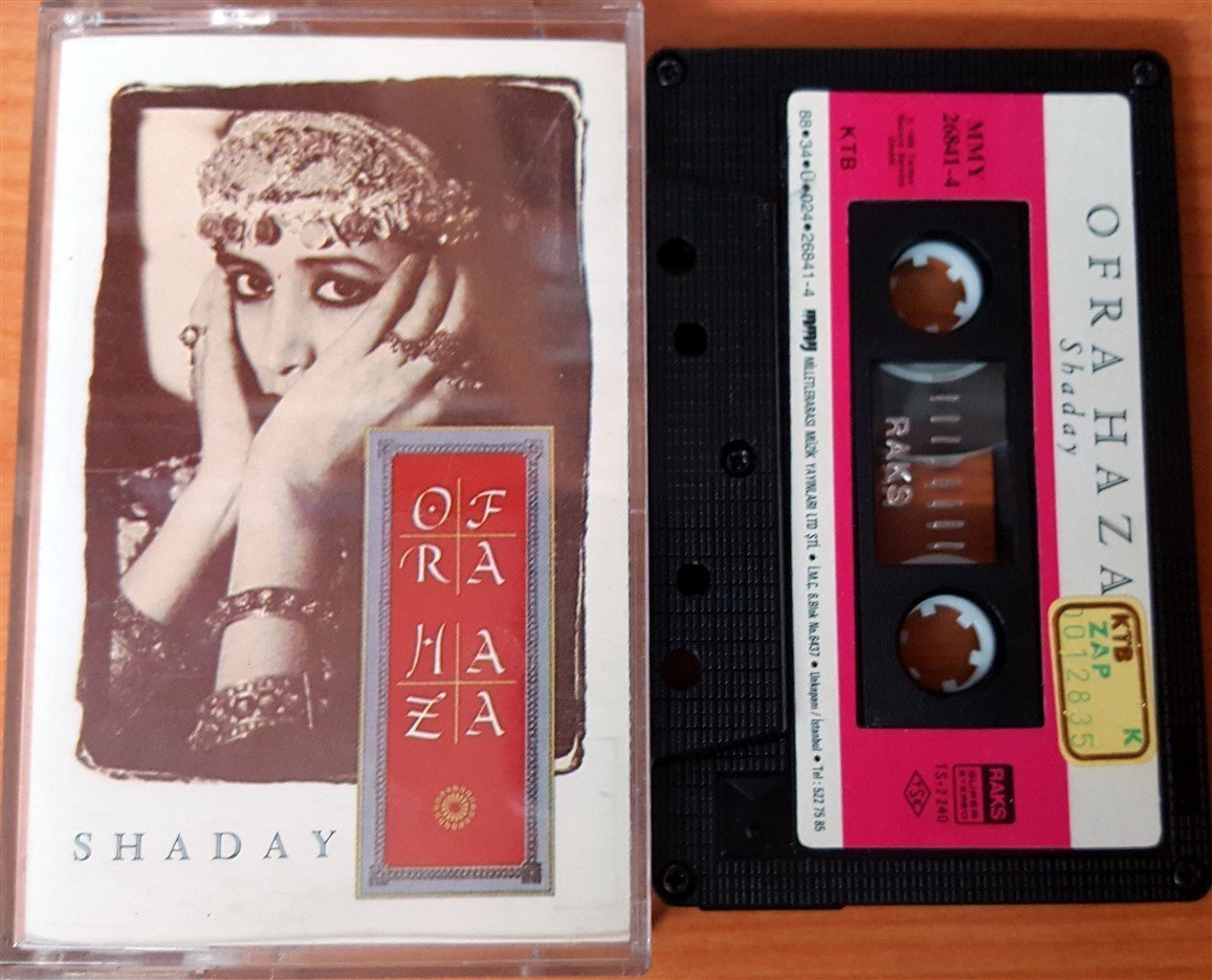 OFRA HAZA - SHADAY (1988) MMY CASSETTE MADE IN TURKEY ''USED'' PAPER LABEL
