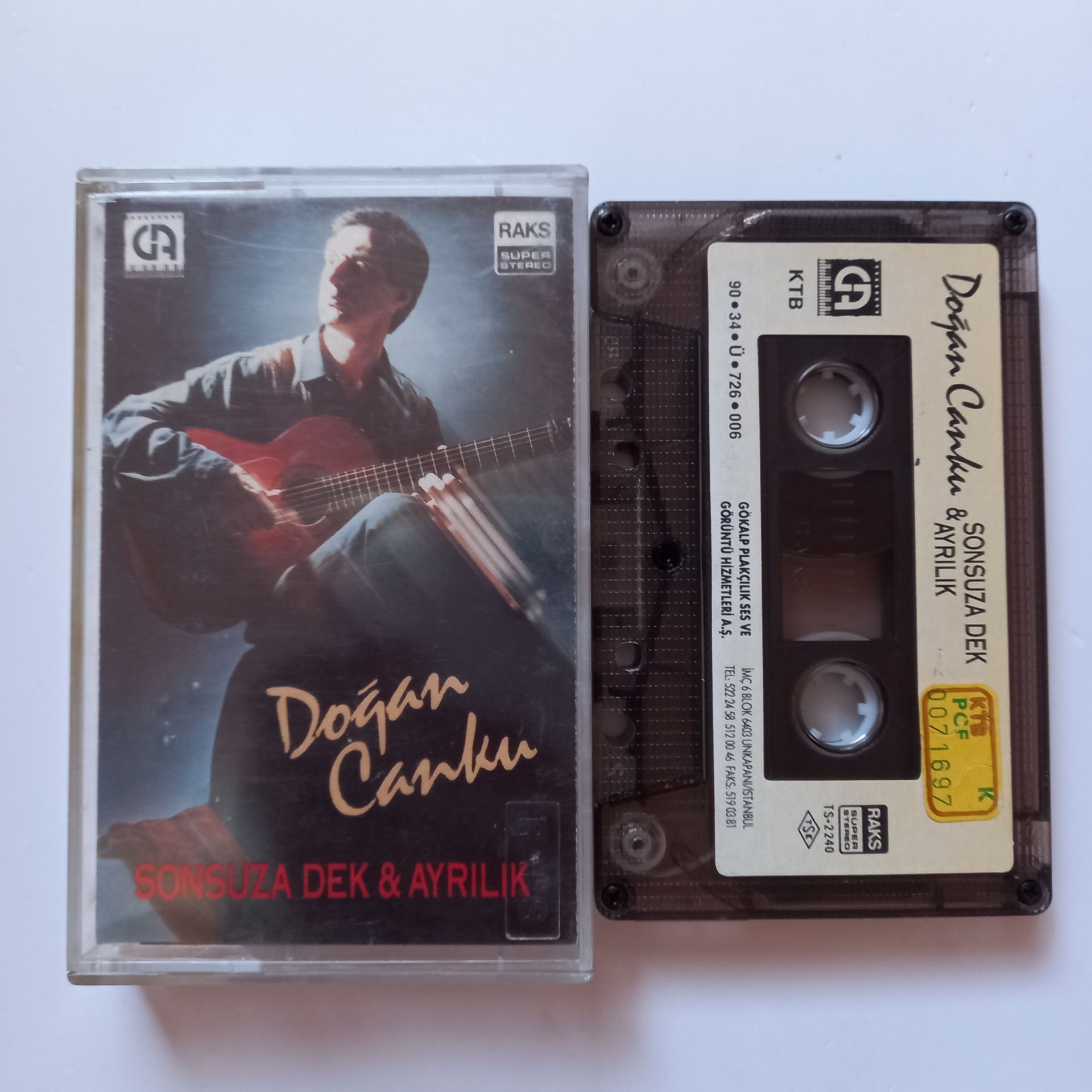 DOĞAN CANKU - SONSUZA DEK & AYRILIK (1990) - KASET 2.EL