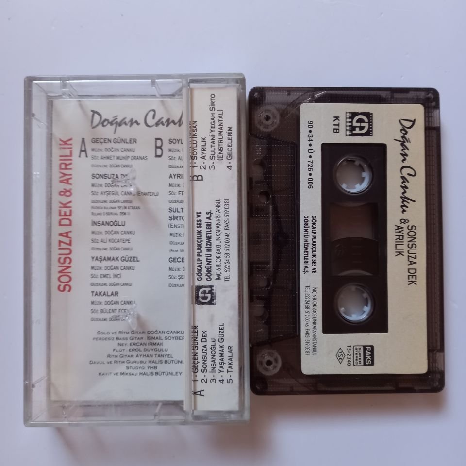 DOĞAN CANKU - SONSUZA DEK & AYRILIK (1990) - KASET 2.EL