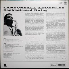 CANNONBALL ADDERLEY - SOPHISTICATED SWING - LP 180GR 2010 EDITION SIFIR PLAK
