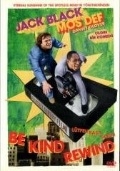 LÜTFEN BAŞA SARIN - BE KIND REWIND - JACK BLACK - MOS DEF - DANNY GLOVER - MICHEL GONDRY - DVD 2.EL