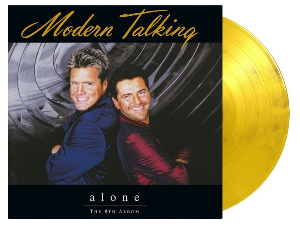 MODERN TALKING - ALONE (1999) 8th ALBUM - 2LP 2023 YELLOW & BLACK MARBLED VINYL RENKLİ SIFIR PLAK