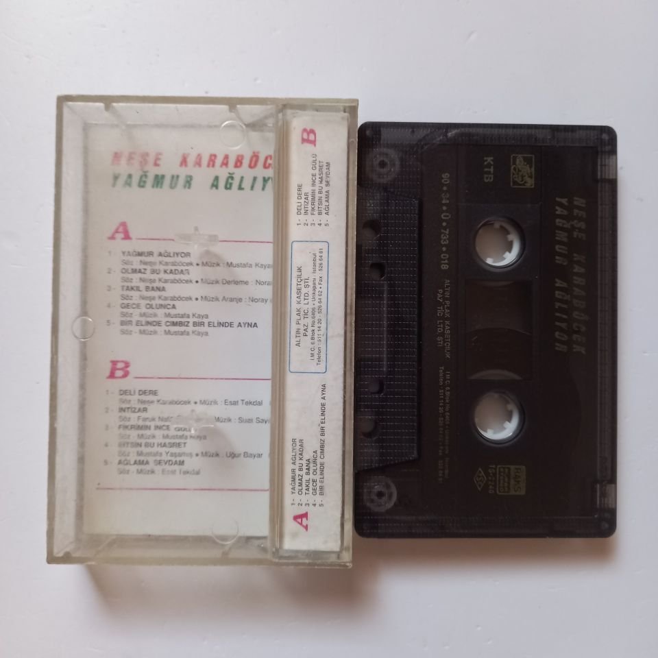 NEŞE KARABÖCEK - YAĞMUR AĞLIYOR (1990) - KASET 2.EL