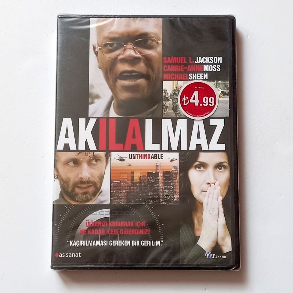 AKILALMAZ / UNTHINKABLE - SAMUEL L. JACKSON, CARRIE-ANNE MOSS, MICHAEL SHEEN - YÖN.: GREGOR JORDAN - DVD SIFIR