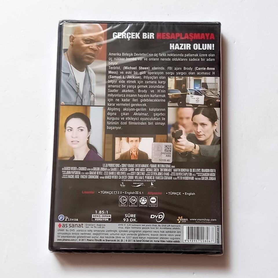 AKILALMAZ / UNTHINKABLE - SAMUEL L. JACKSON, CARRIE-ANNE MOSS, MICHAEL SHEEN - YÖN.: GREGOR JORDAN - DVD SIFIR