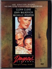 DANGEROUS LIAISONS (1988) - TEHLİKELİ İLİŞKİLER - GLEN CLOSE - JOHN MALKOVICH - MICHELLE PFEIFFER - UMA THURMAN - STEPHEN FREARS - SNAPCASE DVD 2.EL