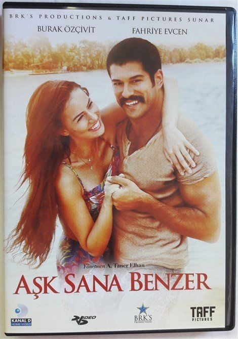 AŞK SANA BENZER - BURAK ÖZÇİVİT - FAHRİYE EVCEN - A. TANER ELHAN - DVD 2.EL