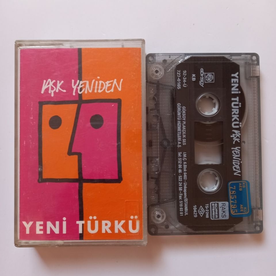 YENİ TÜRKÜ - AŞK YENİDEN (1992) - KASET 2.EL