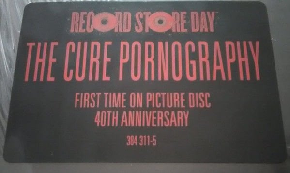THE CURE - PORNOGRAPHY (1982) - KAPAK ÇOK HAFİF YORGUN 2022 RECORD STORE DAY PICTURE LP EDITION SIFIR PLAK