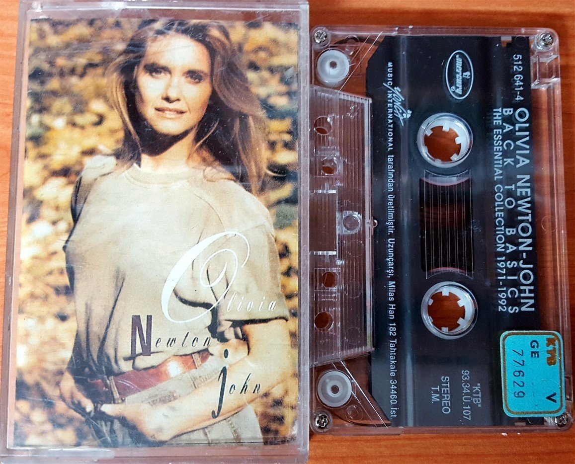 OLIVIA NEWTON JOHN - BACK TO BASICS THE ESSENTIAL COLLECTION 1971-1992 (1993) YONCA CASSETTE MADE IN TURKEY ''USED''
