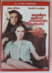 SENDEN NEFRET ETMEMİN 10 SEBEBİ - 10 THINGS I HATE ABOUT YOU - JULIA STILES - HEATH LEDGER - DVD 2.EL