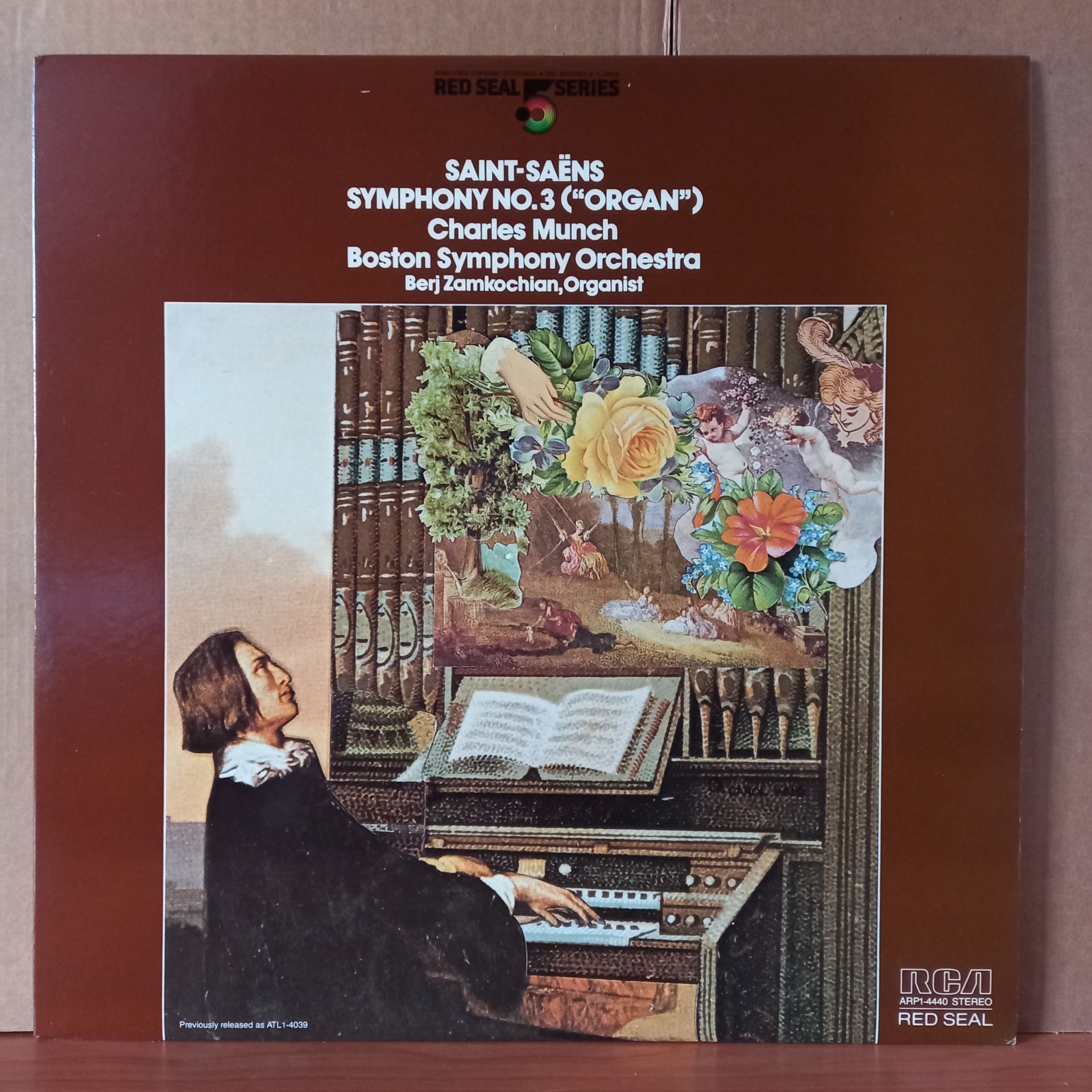 SAINT-SAENS: SYMPHONY NO. 3 ''ORGAN'' / CHARLES MUNCH, BOSTON SYMPHONY ORCHESTRA, BERJ ZAMKOCHIAN (1981) - LP 2.EL PLAK
