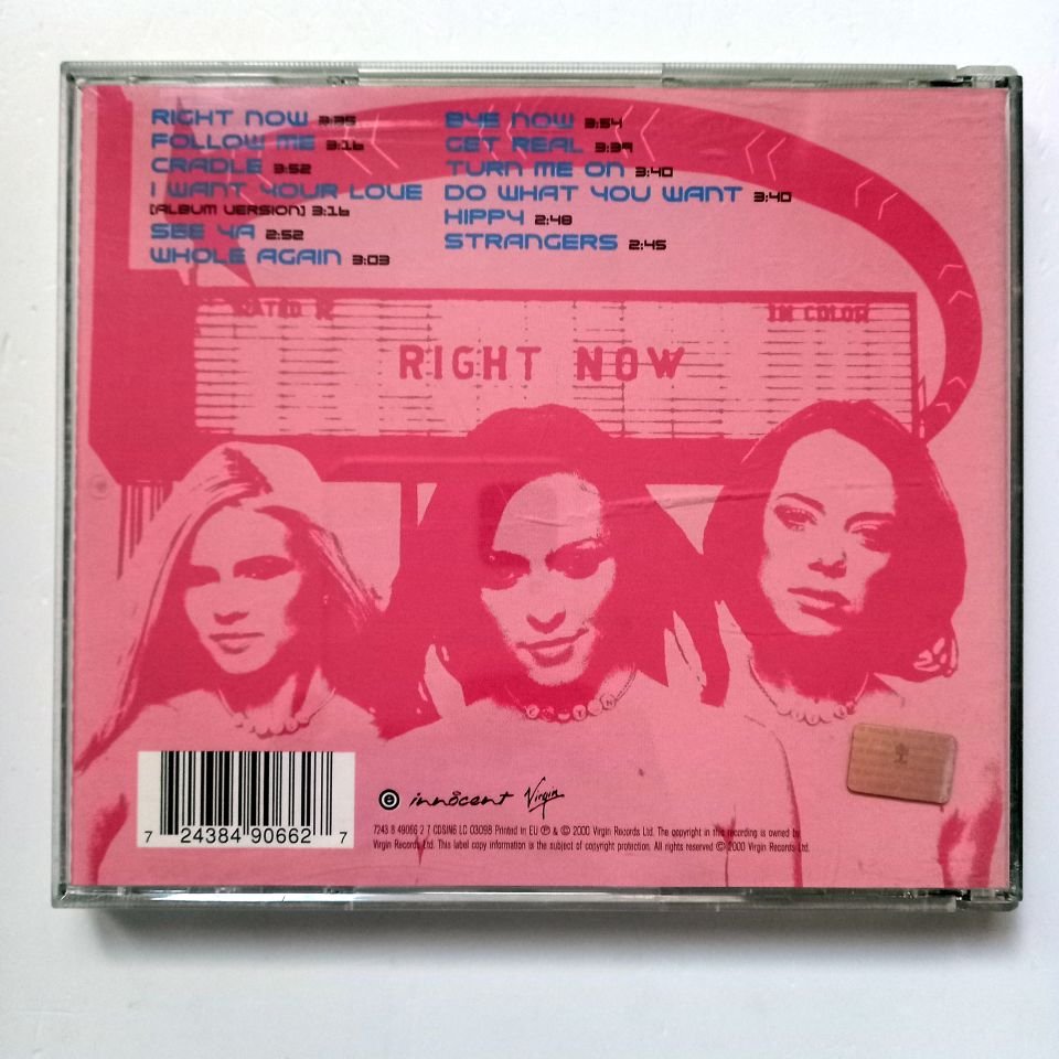 ATOMIC KITTEN – RIGHT NOW (2000) - CD 2.EL