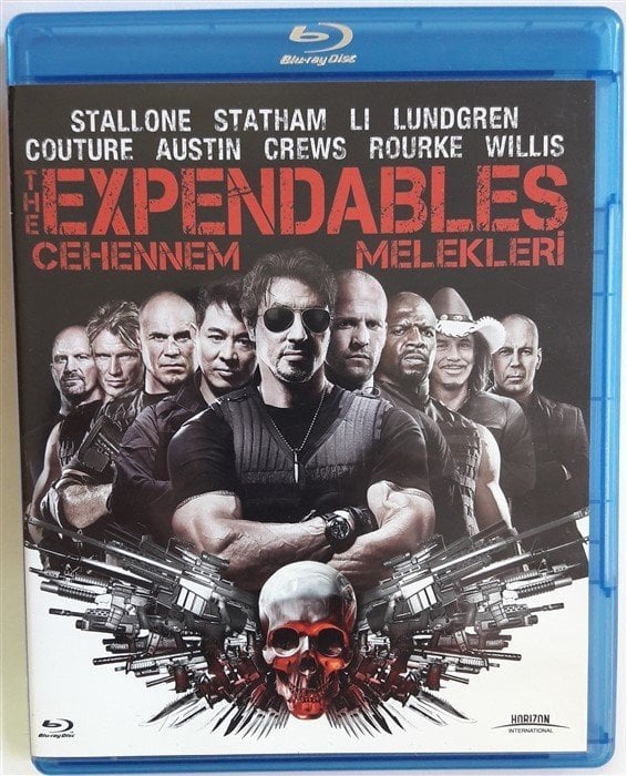 EXPENDABLES - CEHENNEM MELEKLERİ - STALLONE - STATHAM - ROUKE - WILLIS - BLU-RAY 2.EL