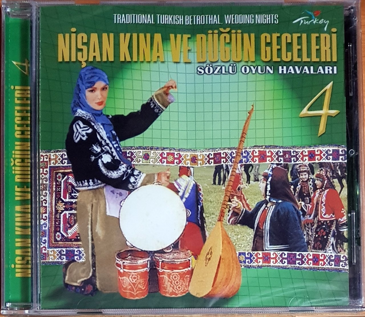 NİŞAN KINA VE DÜĞÜN GECELERİ 4 / SÖZLÜ OYUN HAVALARI CD SIFIR