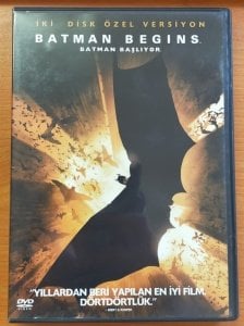 BATMAN BEGINS - BATMAN BAŞLIYOR - CHRISTIAN BALE - MICHAEL CAINE - CHRISTOPHER NOLAN - 2DVD 2.EL