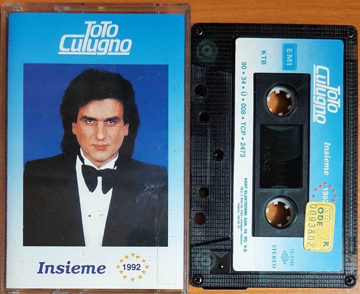 TOTO CUTUGNO - INSIEME 1992 (1990) KENT KASET 2.EL