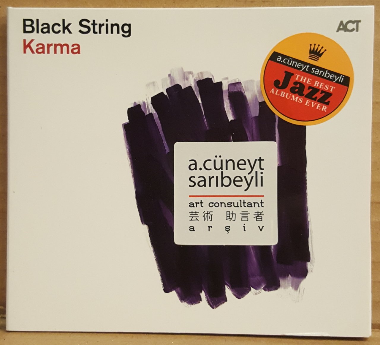 BLACK STRING - KARMA (2019) - CD KAPAK SIKINTILI ACT MUSIC FOLK JAZZ WORLD 2.EL