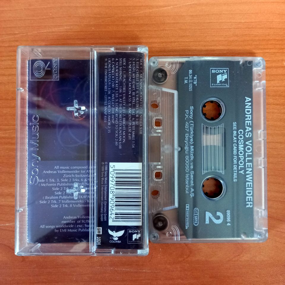 ANDREAS VOLLENWEIDER - COSMOPOLY (2000) - KASET 2.EL