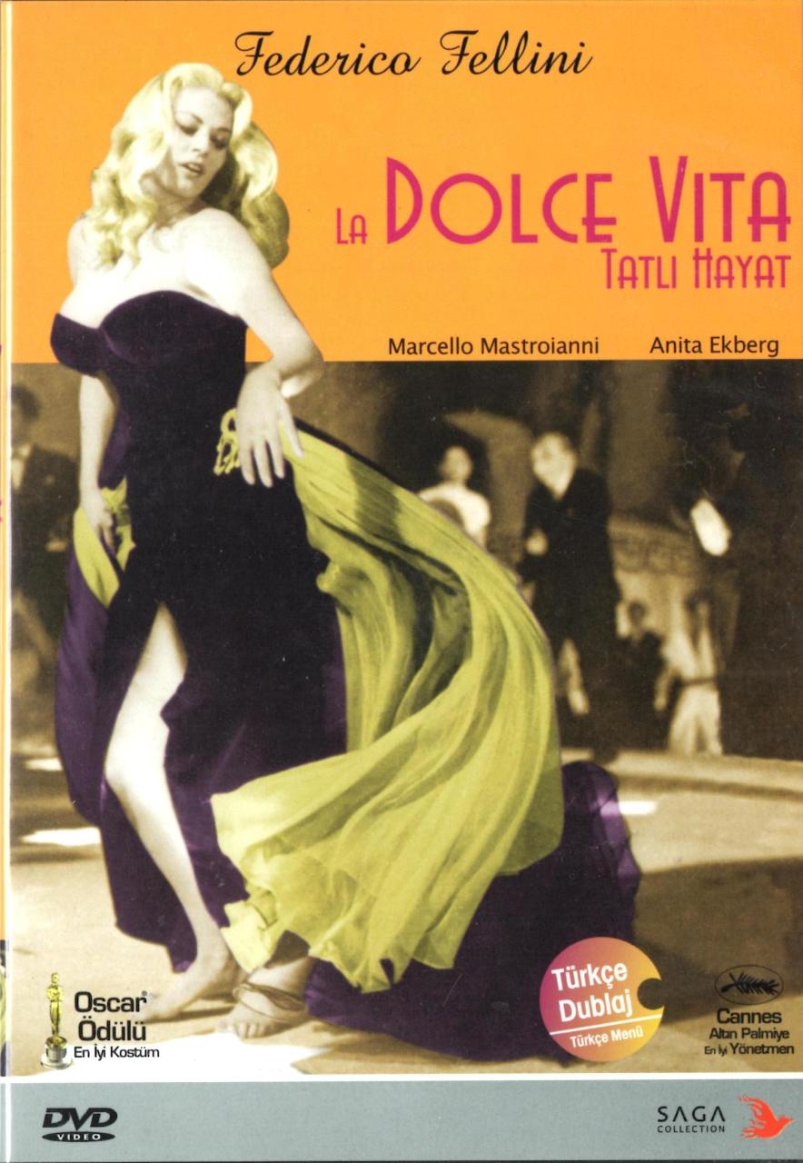 LA DOLCE VITA - TATLI HAYAT - MARCELLO MASTROIANNI - ANITA EKBERG - FEDERICO FELLINI - DVD 2.EL