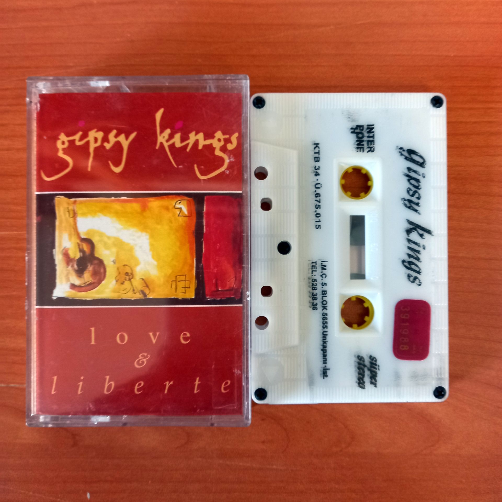 GIPSY KINGS - LOVE & LIBERTE - KASET 2.EL