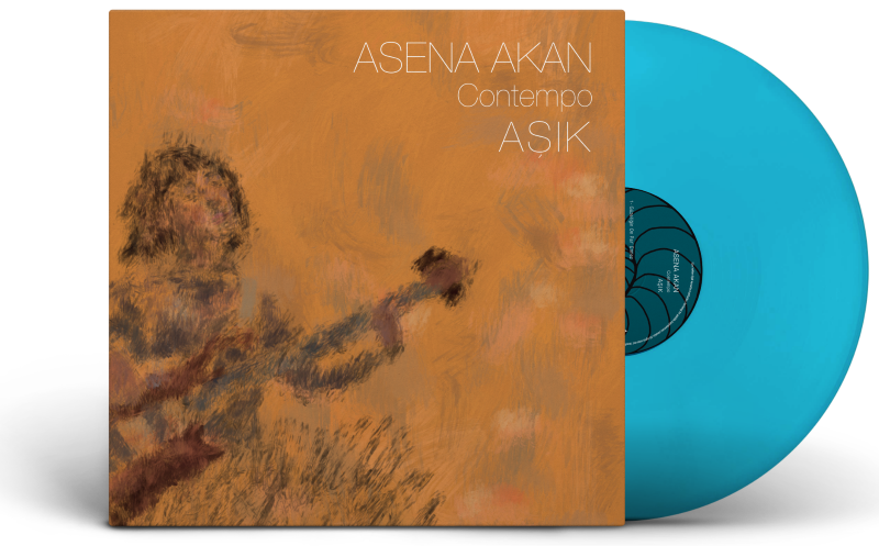 ASENA AKAN - CONTEMPO / AŞIK (2024) - LP TURKUAZ RENKLİ SIFIR PLAK