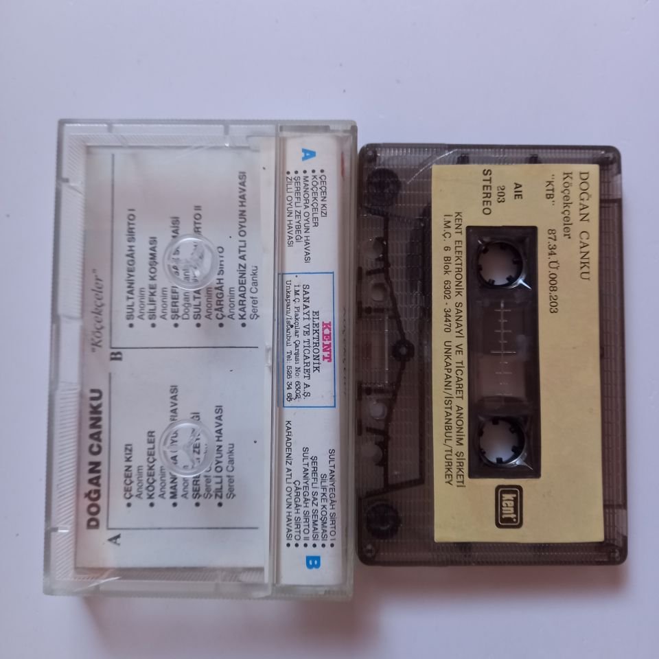 DOĞAN CANKU - KÖÇEKÇELER (1987) - KASET 2.EL