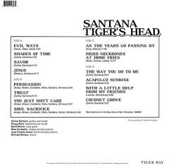 SANTANA - TIGER'S HEAD / LIVE RECORDINGS 1968/69 (2010) - 2LP COMPILATION WHITE COLOURED 2018 EDT SIFIR PLAK