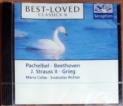 BEST-LOVED CLASSICS 6 / PACHELBEL, BEETHOVEN, J.STRAUSS II, GRIEG (1997) SERAPHIM CD SIFIR