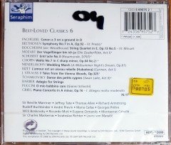 BEST-LOVED CLASSICS 6 / PACHELBEL, BEETHOVEN, J.STRAUSS II, GRIEG (1997) SERAPHIM CD SIFIR