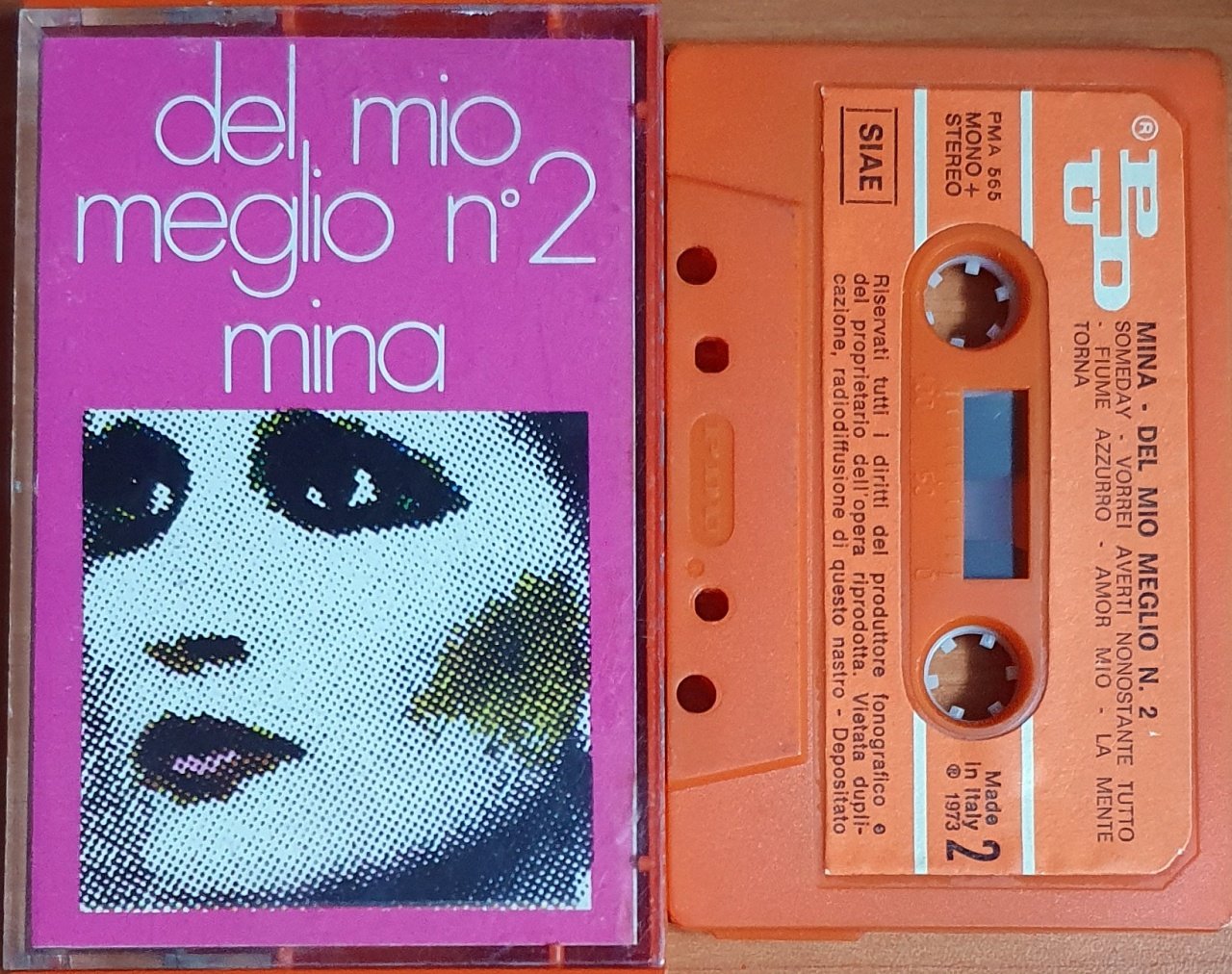 MINA - DEL MIO MEGLIO N.2 (1973) - KASET MADE IN ITALY 2.EL