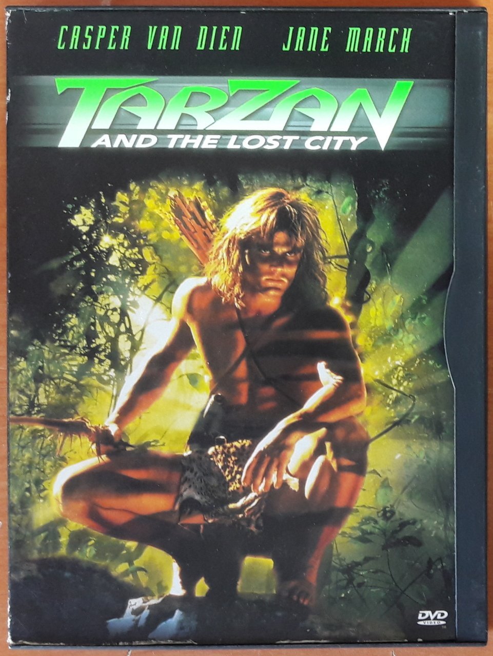 TARZAN AND THE LOST CITY - CASPER VAN DIEN - SNAPCASE DVD 2.EL 1. BÖLGE TR ALTYAZI YOKTUR
