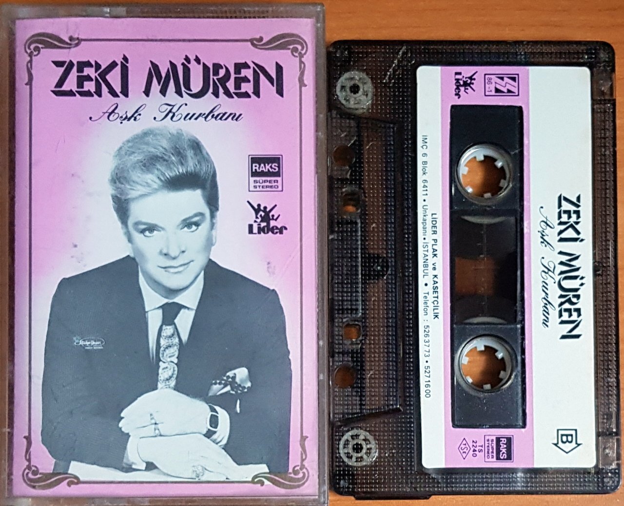 ZEKİ MÜREN - AŞK KURBANI (1986) LİDER KASET 2.EL