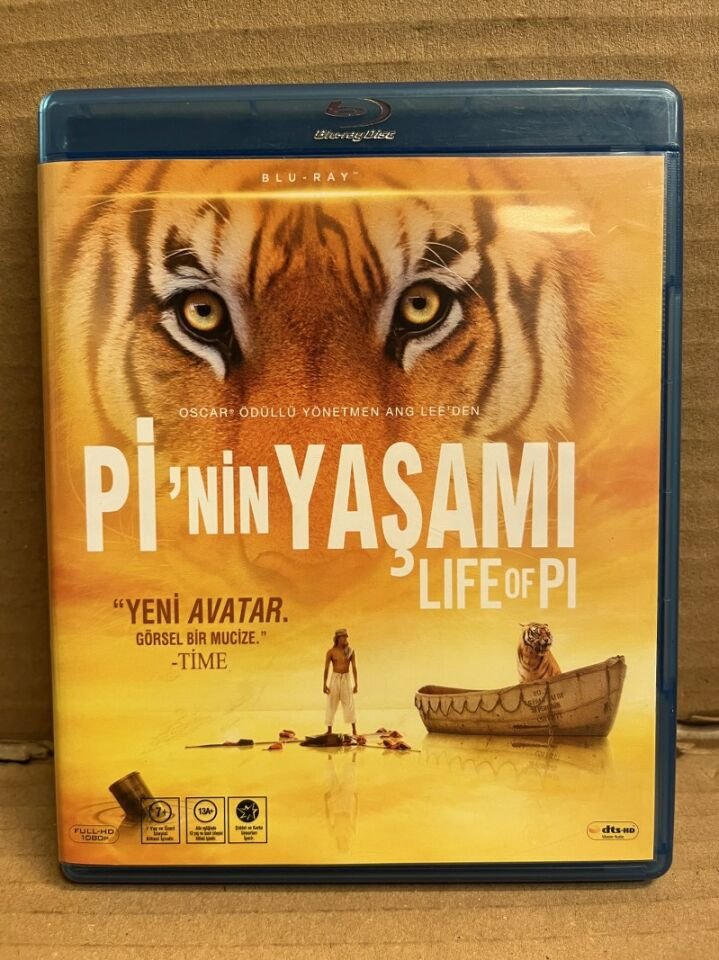 LIFE OF PI - Pİ'NİN YAŞAMI - ANG LEE - BLU RAY 2.EL